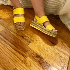 silent d platform espadrille sandals
